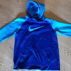 Dark Blue and Light Blue Nike Sweatshirt (Dri-Fit